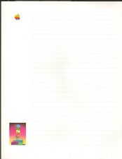 Vintage Apple Computer Notepad 39 Sheets Lined Paper 11