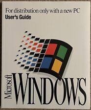 Vintage New Factory Sealed - Microsoft Windows 3.1 User's Guide Brand New Sealed picture