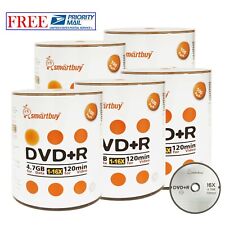 500 Pack Smartbuy 16X DVD+R 4.7GB Logo Top Data Video Blank Media Record Disc picture