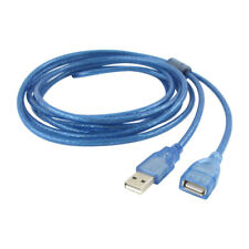 1 Pieces 1.5M 5ft Blue USB 2.0 Type A Male to Male Extension Cable Cords for PC picture