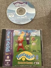 TELETUBBIES 2 Favorite Games Vintage Software Windows PC CD-ROM Disc 1998 picture