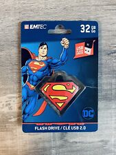 Superman DC Comics 32GB USB Flash Drive Keychain ~ Collectible New Sealed picture