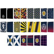 OFFICIAL SCOTLAND NATIONAL FOOTBALL TEAM LOGO 2 LEATHER BOOK CASE FOR APPLE iPAD picture