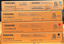Toshiba T-FC556U Toner Set CMYK, TFC556U-K, TFC556U-C, TFC556U-M, TFC556U-Y picture