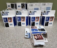 Lot of (35) Genuine HP 19 C6628AN Black Ink Cartridges Expired 2004, Sealed picture