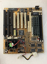 Vintage Socket 7 Loaded Motherboard With CPU and Memory ~ picture