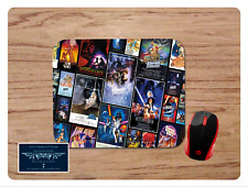 STAR WARS MOVIE POSTER COLLAGE CUSTOM MOUSE PAD DESK MAT VIRTUAL HOME SCHOOL picture