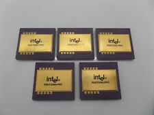 Lot Of 5 Intel Ceramic Pentium Pro Processors For Gold Recovery picture