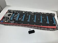BTC-S37 Mining Motherboard CPU Set 8 Video Card Slot Support - NEW picture