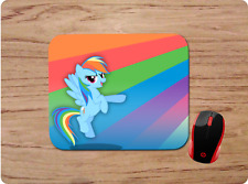 My Little Pony Rainbow Dash custom non-slip computer mouse pad home office gift picture