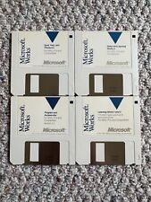 Microsoft Works for IBM PCs and Compatibles 1987-1989 Version 2.0 Floppy Discs picture