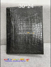 Genuine Crocodile Leather Folio/Folder -Letter Size- Great Men Gift-Very Unique picture