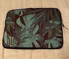 Society6 Tropical Leaves Laptop Sleeve for 15