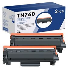 2PK TN760 High Yield Toner Cartridge Replacement for Brother MFC-L2717DW Printer picture