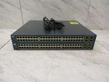 Lot of 2 Cisco Catalyst 3560 PoE 48-Port Ethernet Switch WS-C3560-48PS-S  picture