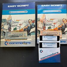 Vintage 1983 Commodore 64 Easy Script Word Processing Software picture