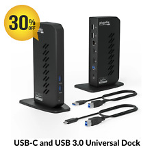 Plugable UD-3900Z 10-in-1 Dual Display HDMI Docking Station, USB-C and USB 3.0 picture