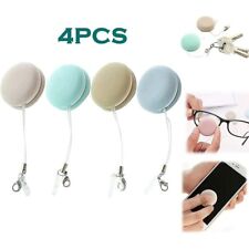 4Pcs Portable Mini Phone Cleaner Screen Cleaner Wipe Kit Eyeglass Wash Keychain picture