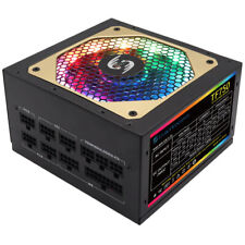 750 Watt Power Supply Fully Modular ATX PC Gaming LED Fan RGB PSU Silent SATA 24 picture