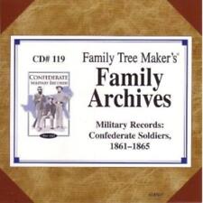Family Tree Maker Military Records Confederate Soldiers 1861-1865 PC CD research picture