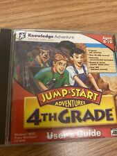 Jump Start Adventures 4th Grade PC CD-ROM Teach Age 8-10 Users Guide picture