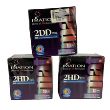 Imation 1.44 MB 2HD 3.5 in Floppy Diskettes 4 Boxes of 10 each Formated NEW picture