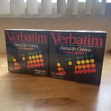 Verbatim DataLife Colors MD2-HD and MD2-D 5 1/4” Diskettes 10 Pack Of Each picture