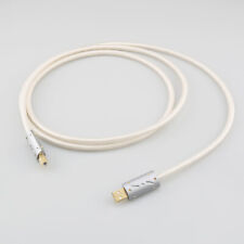 Silver Plated DAC Audio Line HIFI USB Cable Type A-B With Gold Plated USB Plug picture