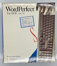 Vintage WordPerfect for DOS IBM Personal Computer Education Version 5.1 3.5