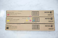 3 New OEM Xerox Color C60, C70 MYK Toner Cartridges 006R01655,6R01657,6R01658 picture