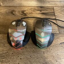 SteelSeries World of Warcraft MMO WOW Gaming Mouse FOR PARTS/REPAIR Lot Of 2 picture