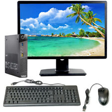 Lenovo Desktop i5 Computer Mini PC 16GB RAM 1TB SSD/HDD 24in LCD Windows 10 Pro picture