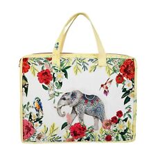 Handcraft Printed Tropical Elephant Laptop Women Sleeve Bag picture