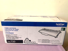 Genuine Brother TN-750 High Yield Black Toner Cartridge -- New Open Box picture