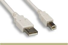 15ft  USB 2.0 A Male to B Male High Speed Printer Scanner Cable Grey New picture