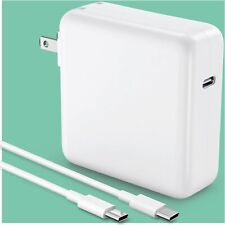 96W USB-C Mac Book Pro Charger Type C AC Adapter Power Supply +CABLE White/Black picture