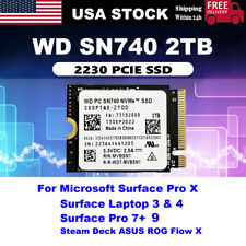NEW WD 2TB M.2 2230 SSD NVMe PCIe4x4 SN740 For Steam Deck ASUS ROG Dell Laptop picture