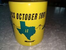 Vintage Microsoft PSS Conference Coffee Mug 1991 IEEE Personal Software Services picture