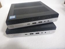 2x LOT - HP EliteDesk 800 G3 DM 65W Core i5-6500 @ 3.20GHz / 8GB / NO HDD - L@@K picture