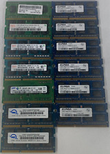 Lot of 13 Laptop SO-DIMM Memory DDR2 DDR3 1GB 2GB RAM Elpida Hynix OWC picture