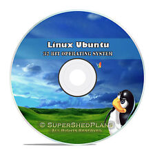 Linux Ubuntu 32 Bit 2017 Operating System DVD 17.04, Easy Windows Replacement OS picture