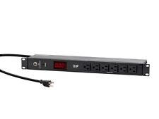 Monoprice 14 Outlet Metal 1U Rackmount Power Distribution Unit - 6 Feet Cord picture