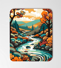 Beautiful River Landscape Art Desk Mouse Pad 8
