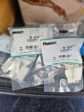 Panduit CHB2MIW-X 1/3 Blank Insert, Off White, Pack of 10 Lot of 3 Bags picture