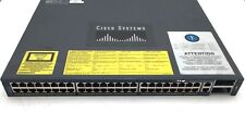 Cisco Catalyst WS-C4948-10GE-S V05 48 Port Gigabit Network Rack Mountable Switch picture