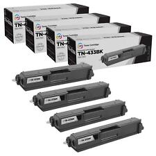 LD Products Compatible Toner Cartridge for Brother TN433BK HY Black 4 Pack picture