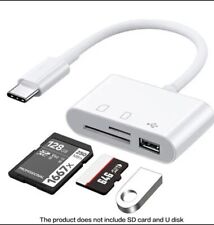3 in 1 Type C USB OTG Adapter SD/TF Card Reader For Samsung Android Phone picture