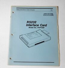 Vintage Texas Instruments Home Computer RS-232 Interface Card docs ST534 picture