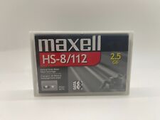 NOS 10 PACK SEALED Maxell HS-8/112 Helical Scan 8mm Data Cartridges 2.5 GB picture
