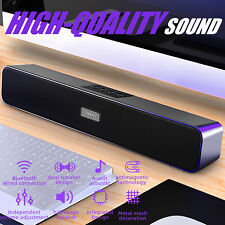 Bluetooth Speaker System Wireless Soundbar Stereo Home Theater TF/FM Radio/AUX picture